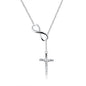 Cross Jesus 8 word pendant