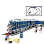 Mini Electric Train Set Kids Learning Small Brick Construction DIY Toy